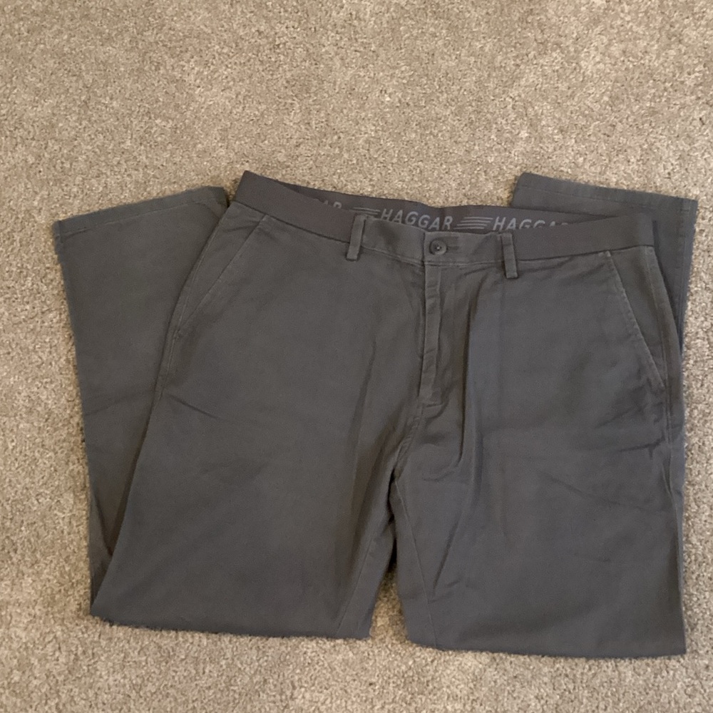 Haggar Men's Charcoal pants